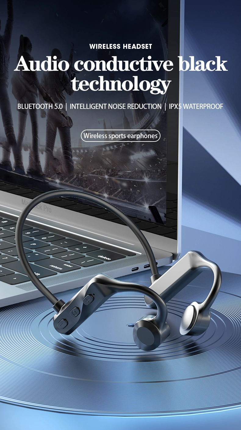 OEM/ODM New Lated Sport Noise Reduction Wireless Bone-Conduction Bluetooth Earphones Open Ear Wireless Earphones