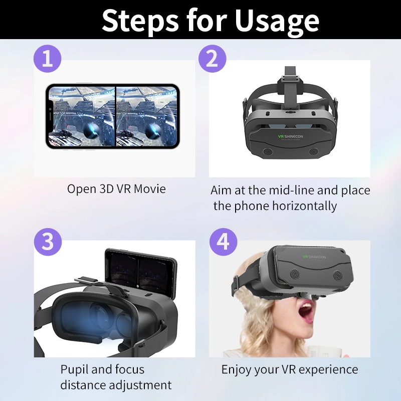 New Product Box 3D Glasses Virtual Reality Glasses Vr Headset