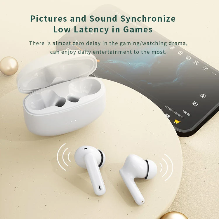 Touch Control Indicator Power Anc+Enc PRO Active Noise Reduction Wireless Earbuds Earphone