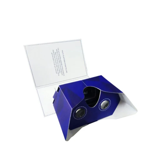 Occhiali in cartone Google 2.0 di seconda generazione, occhiali VR in carta di cartone, realtà virtuale, specchio magico per cellulare 3D