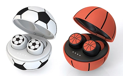 Cuffie wireless Bluetooth Tws in design baseball per eventi promozionali sportivi